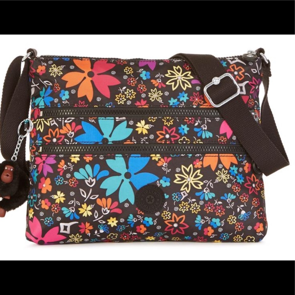 Kipling cross body nylon floral shoulder bag
